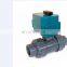1inch 24vdc Pvc Ball Valve DN25 10nm CTF-001 Metal Gear With Manual Override 24 Vdc Electric Pvc Ball Valve