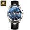 OLVES 2878 New Arrival Man Quartz Movement Brand Name Watches Leather Complete Calendar Suppliers Watch Men Watch