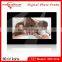 7-inch wall mount digital photo frames with 800 x 480 Pixels Resolution and MP3 Player