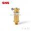SNS professional air compressor pressure relief safety brass valve