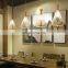 Simple LED Hanging Lights Bamboo Chandelier Chinese Simple Modern Hanging Lights Restaurant Hot Pot Hotel Tea Room Lamp