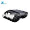 shock absorption and terrain capability rc surveillance patrol robot chassis platform with 100kg loading capacity