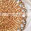 Vintage Natural Placemats Water Hyacinth Placemat Best Seller Wall basket decor basket wholesale made in Vietnam