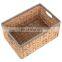 Hot Selling Water Hyacinth Storage Basket Set of 3 Mixed Seagrass Wicker Basket Storage, Basket With Handle
