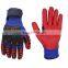 TPR anti cut resistant Level 5 finger protector protective sandy nitrile coated mechanic impact work gloves