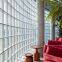 Factory 190*190*80 mm Solid Glass Blocks Bricks For Home House Decoration Partition Wall landscape