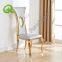 Modern Simple Golden Stainless Steel Chair Wedding Hotel Chair Banquet Dining Chair