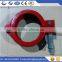 China pipe manufacture direct supply 5'' concrete pump rubber hose clamp