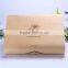 Christmas gift packing birch veneer wood packing box with custom logo