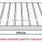 Corrugated galvanized coated prefabricated construction materials