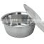 wholesale cheap stainless steel bowl with steel cover