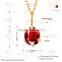 Zircon Gold Plated Necklace for girls,vintage gold plated necklace