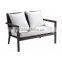 Cheap wholesale simple black rattan outdoor garden furniture with rattan table and 4 seaters chair                        
                                                                                Supplier's Choice