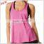 50% Cotton 50% Polyester Sex Fitness Women's Loose Crop Racerback Tank Top                        
                                                Quality Choice