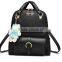 new style fashion backpack with cute panda pendent leisure teenage school bag                        
                                                Quality Choice