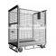 Custom Size Foldable Storage Cage/ Wire Container With Wheels