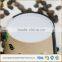 Vending machine single wall paper drinking cup with lids