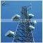 High quality galvanized microwave telecommunication tower