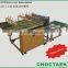 Full-automatically aluminium foil container three-ways stacker