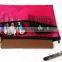 wholesale mesh pen bag stationery storage bag with two zippers