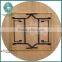 Round folding wooden table folding dining table