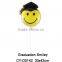 2016 Inflatable cup stick Emoji smile face shaped foil balloon