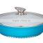 Die-casting high quality ceramic sauce pot casserole cookware ser with induction