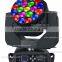 19 leds15W RGBW 4 in 1 Bee Eye Zoom LED Moving Head Wash Light