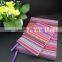 new arrival fashion colored canvas cover notebook A4 A5 A6