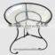 decorator iron wheeled flower plant stand