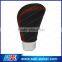 Manual Leather Car Gear Knob Red Stitching Universal