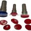 Silicone rubber electrical tools end cap for thread