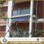 Security indoor glass fence balcony railing for resident and school