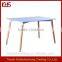 Wood Furniture Square MDF Legs Dining Room Table