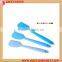 Custom LOGO Cook Tool Unibody Kitchen Mixing Brush Color Silicone Spatulas