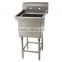 1 One Bowl Commercial Stainless Steel Compartment Sink for Restaurant Kitchen