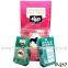 matte quad-seal pet food packaging bags with side gusset
