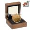 Hot sale Luxury Wooden Coin Medal Box For Display HCGB8168