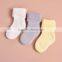 plain white baby socks