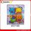 Funny plastic baby rattle and teether