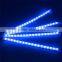 New Car 12V 30CM 7 Colors Led Strip IR remote Sound Controll Car Internal Interior Atmosphere Light