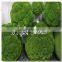 Factory direct sale artificial green moss ball topiary ball for table decor