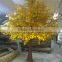 Golden yellow artificial banyan tree artificial wishing tree for sale