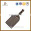 import from China OEM factory Blank Leather Luggage tag