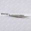 45 degree angle curved tip tweezer and lady angular tweezer with extra holding grip