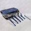 Blue plasma color coated Eyelash Extension Tweezer Kit (All In One)