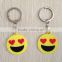 Mixed Different Designs Whatsapp Emoji PVC Keychain New Custom Cute key Chain In China