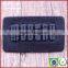 Custom black embossed genunie thin shirt leather label