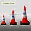 safety colored reflective banding PE traffic cone