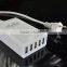 Portable mobile phone 5 port usb charger